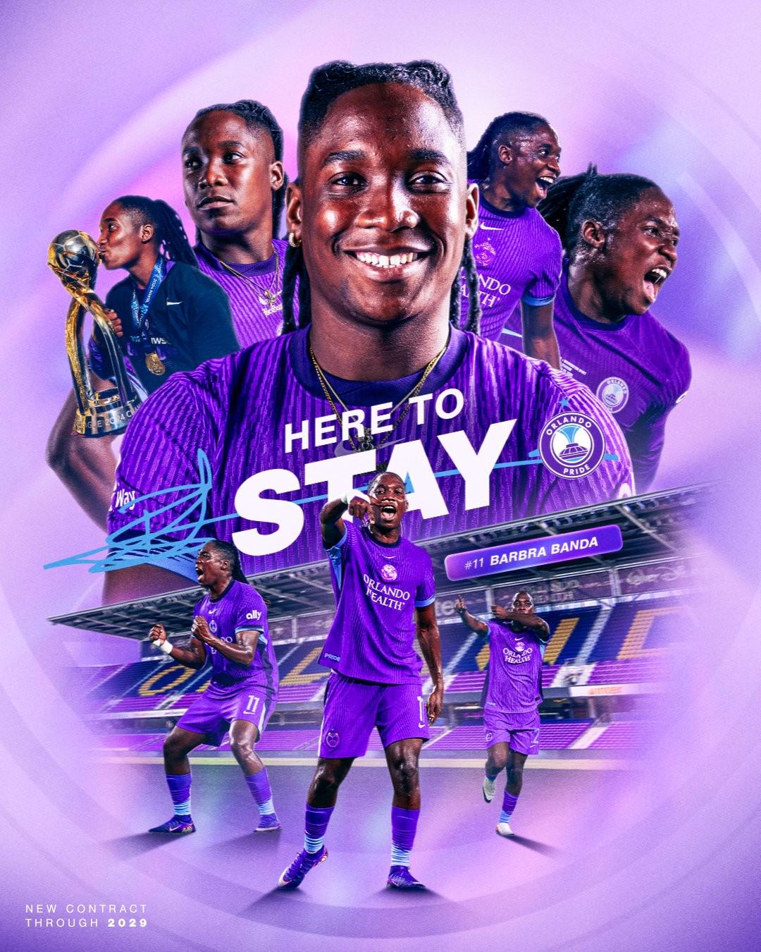 Góc Nhìn Go88: Chính thức: Orlando Pride gia hạn với cựu cầu thủ nữ Thượng Hải Barbara Banda đến